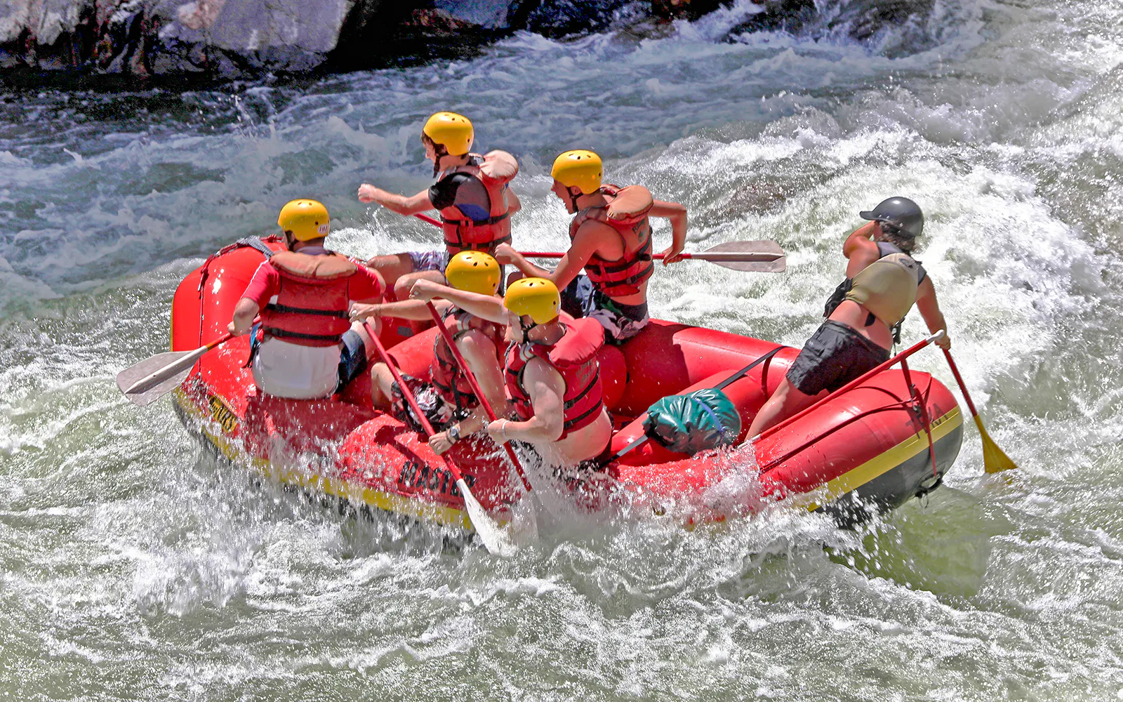 White water rafting in Thailand