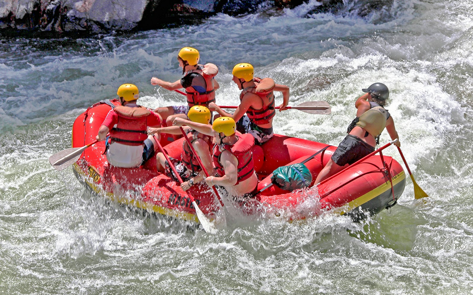 White water rafting in Thailand