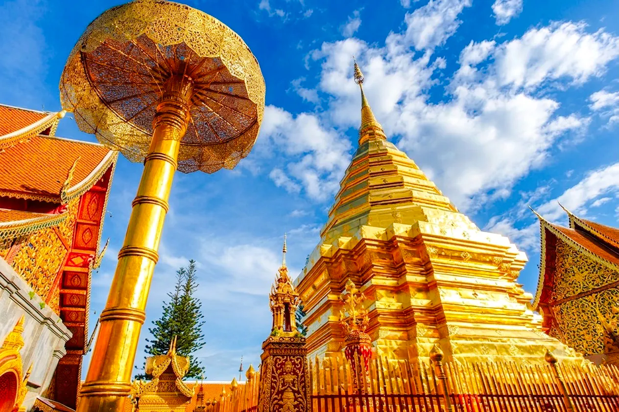 Chiang Mai Doi Suthep Temple and Wat Pha Lat Small-Group Guided Hike on Monk's Trail