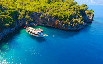 marmaris coast boat trip with swim stops, unlimited drinks and bbq lunch-6