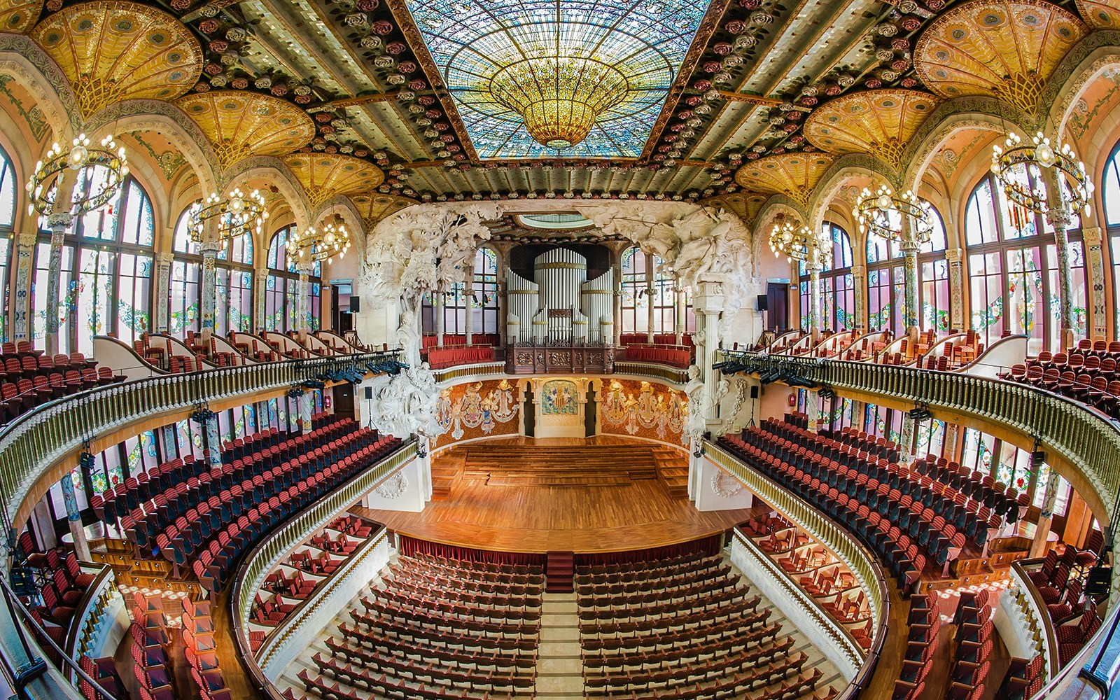 Concert Hall of the Palau de la Música Catalana