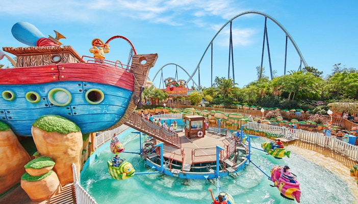 PortAventura Park in Barcelona, Spain.