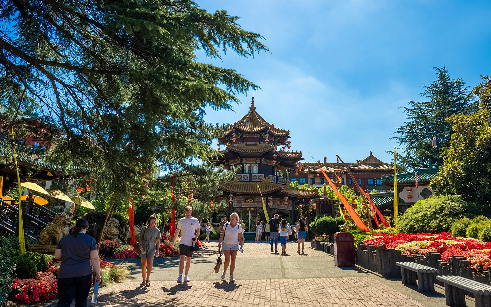 Phantasialand theme park in Bruhl