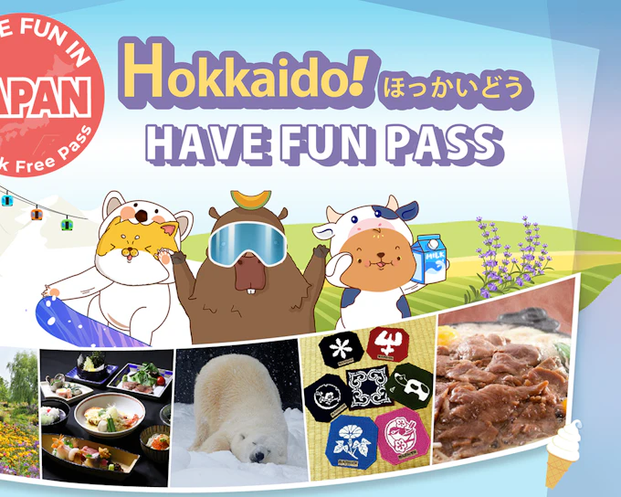 Have Fun in Hokkaido Pass: Choose from 3 facilities (Product 49906)