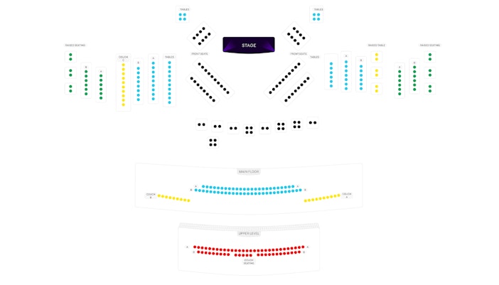 Hippodrome Casino Seating Plan