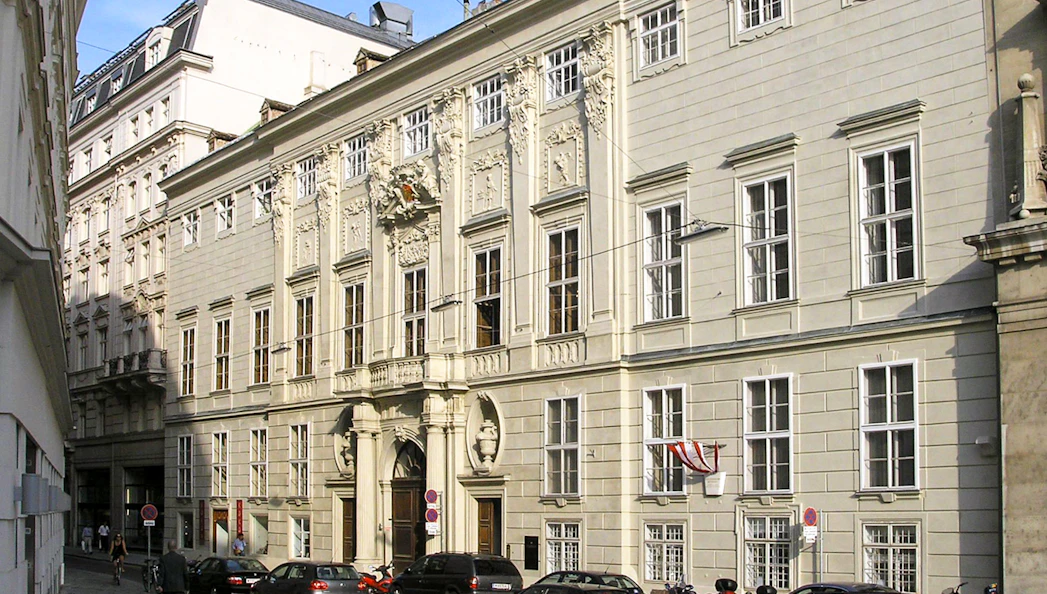 Vienna Baroque Orchestra venue exterior in Vienna, Austria.