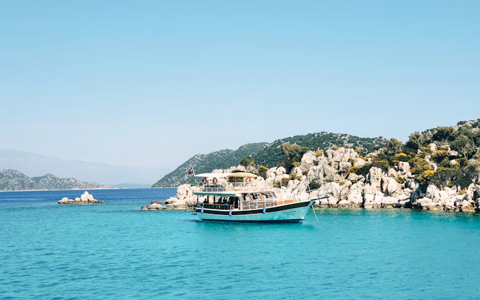 From Kas: Kekova Sunken City, 5 Bays and Kalekoy Boat Cruise with Lunch
