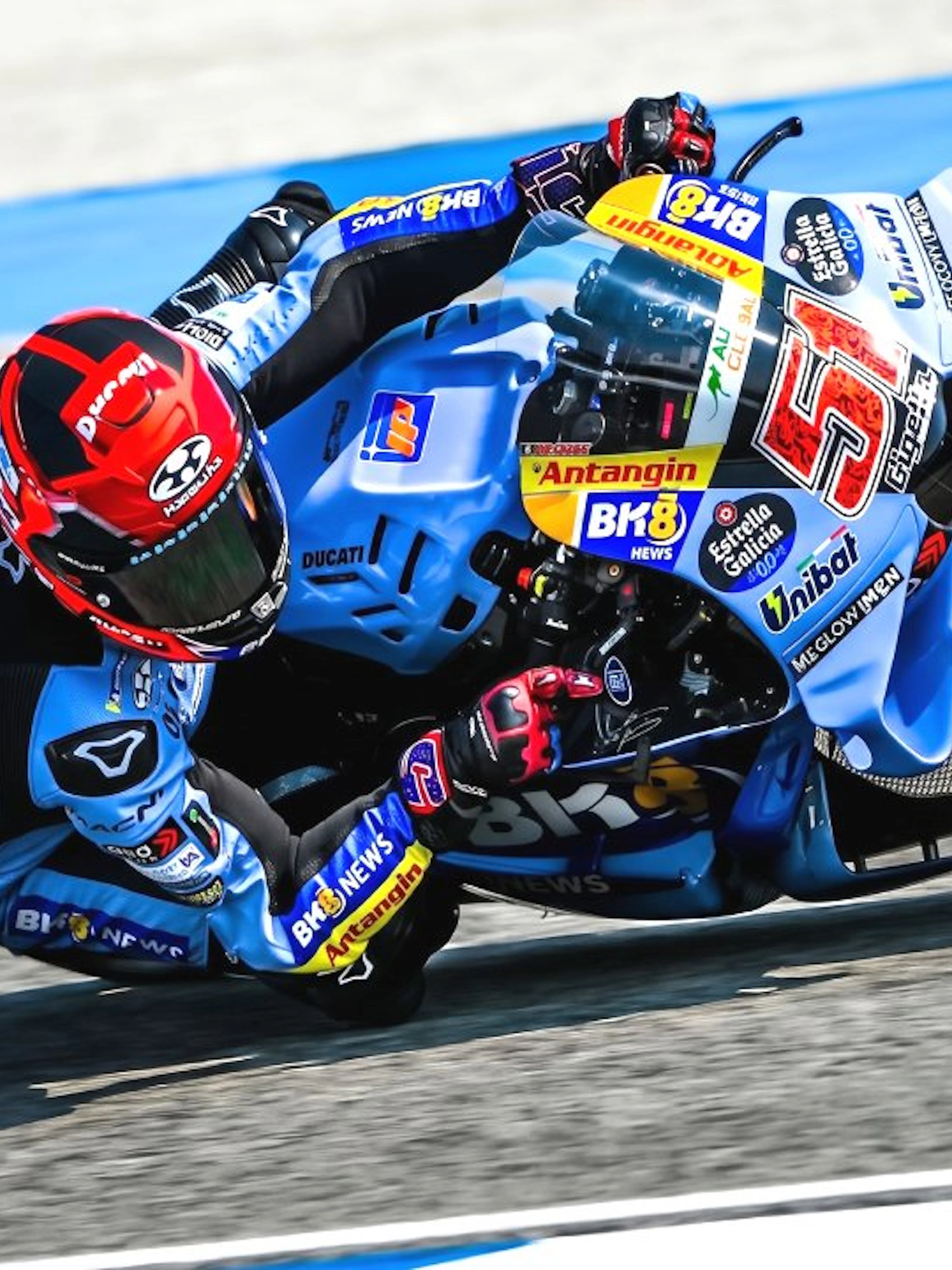 Motorcyclist racing at MotoGP Mandalika Pertamina Grand Prix of Indonesia 2026.