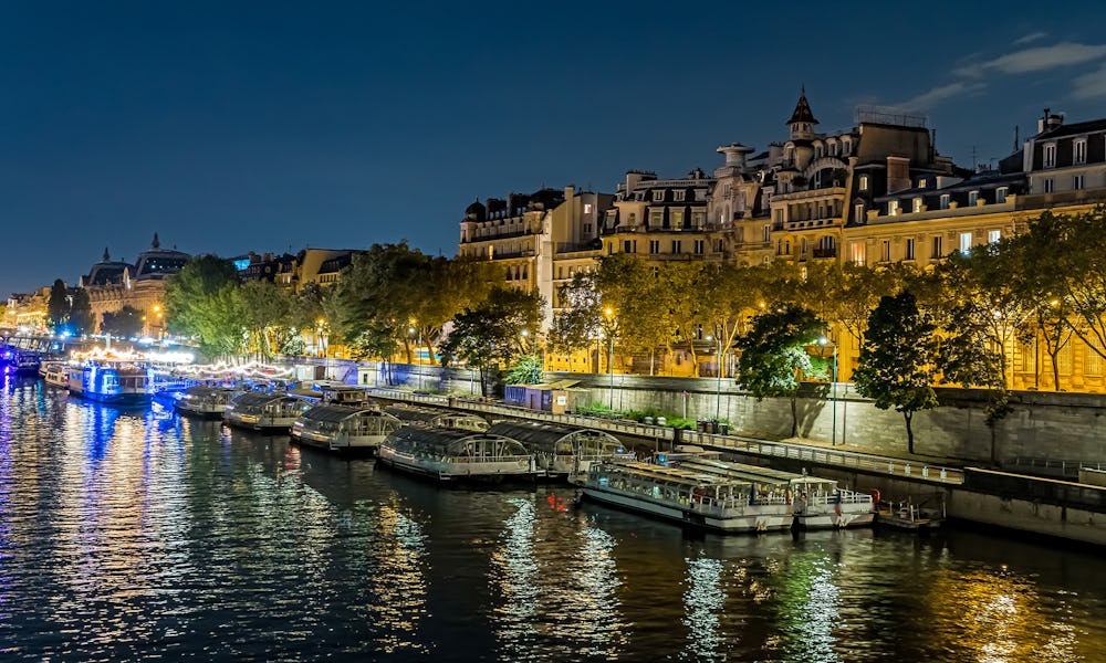 Christmas in Paris - Seine River Cruise at night