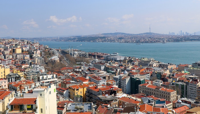Observation deck on the top of the Galata Tower