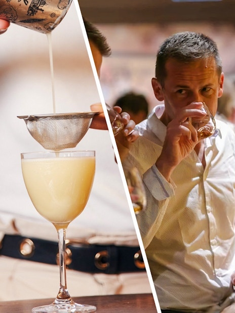 Roe & Co Distillery cocktail preparation and whiskey tasting at Irish Whiskey Museum.