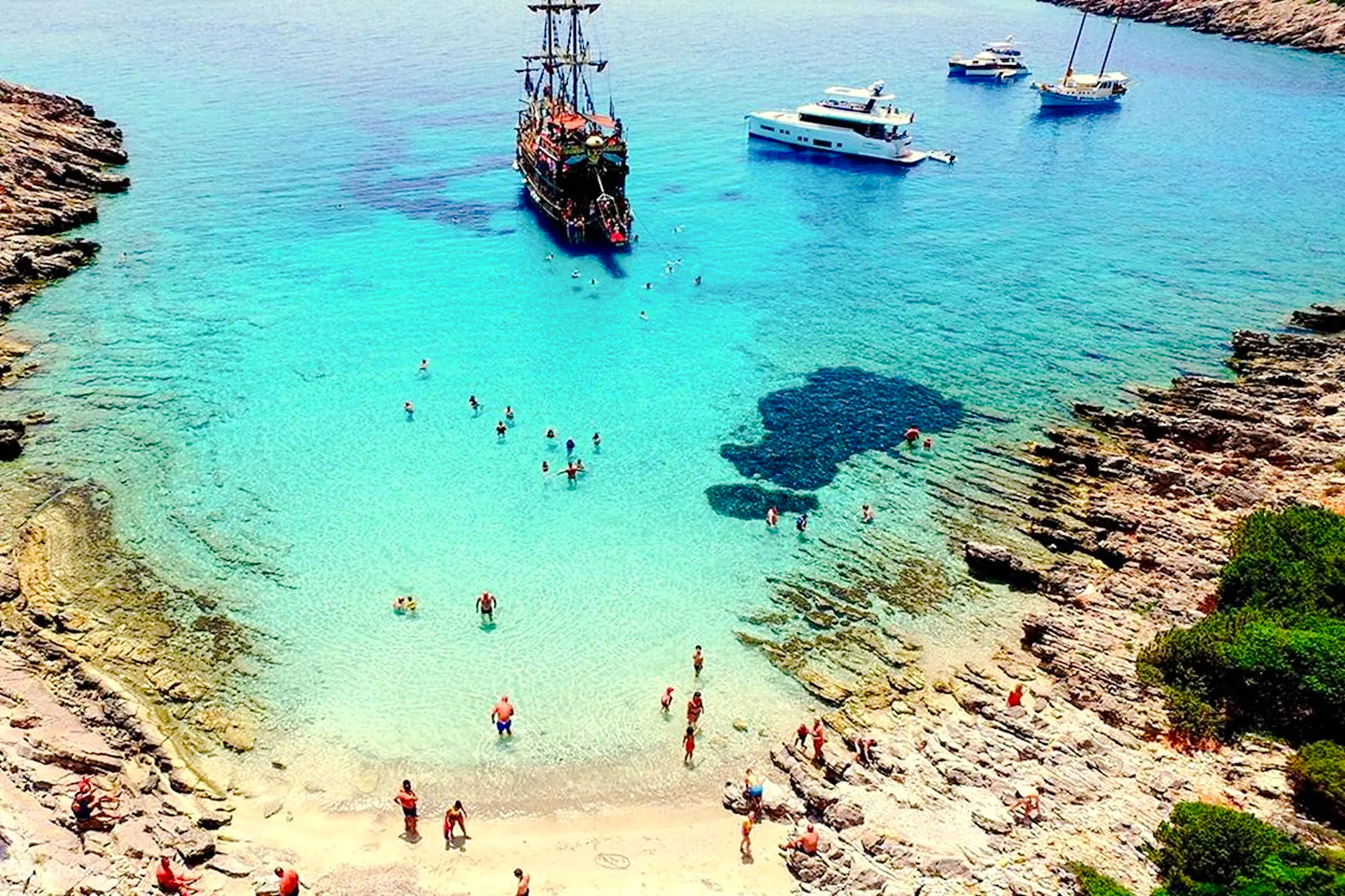 Bodrum Pirate Boat Cruise with BBQ Lunch and Hotel Transfer Image 11