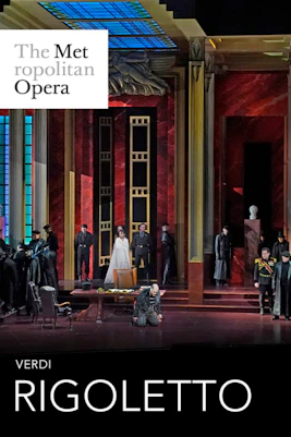 Rigoletto opera performance at Vienna State Opera House, Austria.