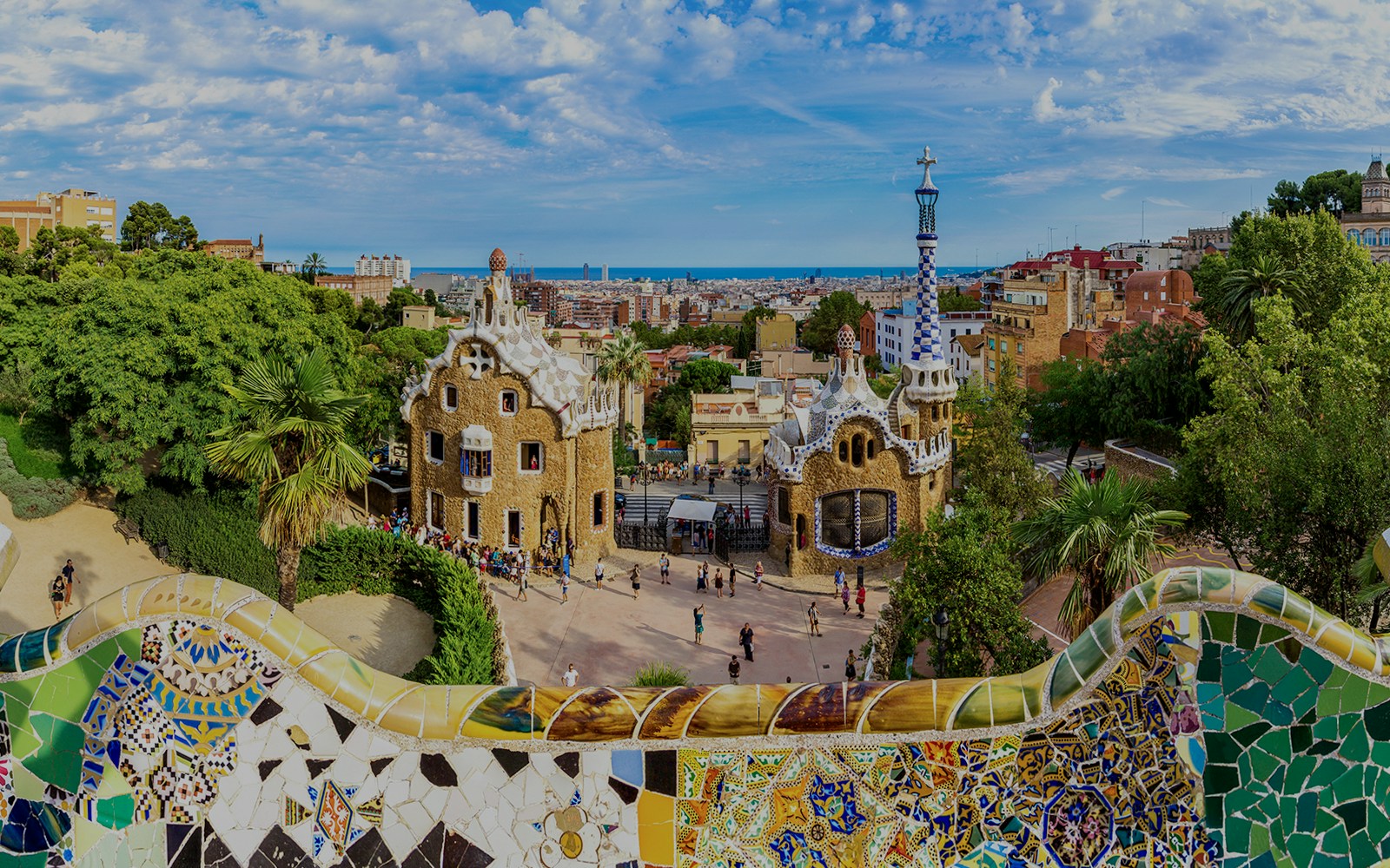 The Lodger’s Pavillion at Park Guell, Barcelona.