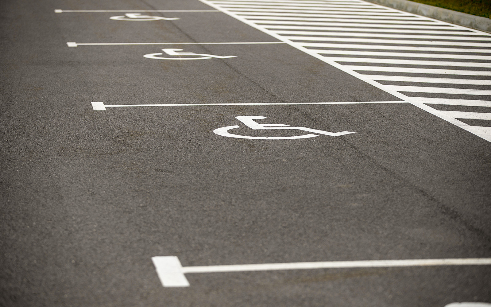 Accessible parking spaces 