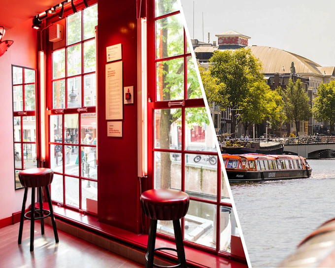 Combo: Red Light Secrets Museum of Prostitution + Amsterdam Canal Cruise Tickets