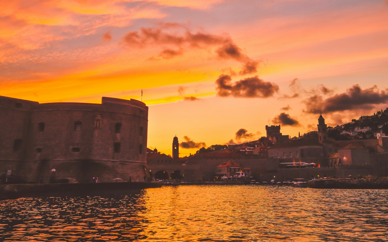 See sunset views along Dubrovnik's coastline.