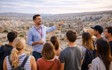 Guidad ”Red Tour” i Kappadokien med lunch och hotelltransfer