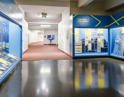 Eastern Woodlands and Great Plains halls at AMNH, closed permanently.