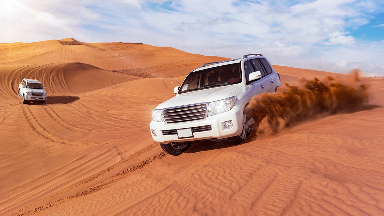 Cars on Sand dunes