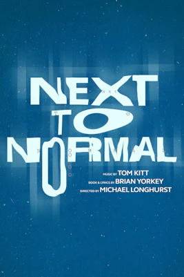 Broadway theater marquee for "Next to Normal" in New York City.