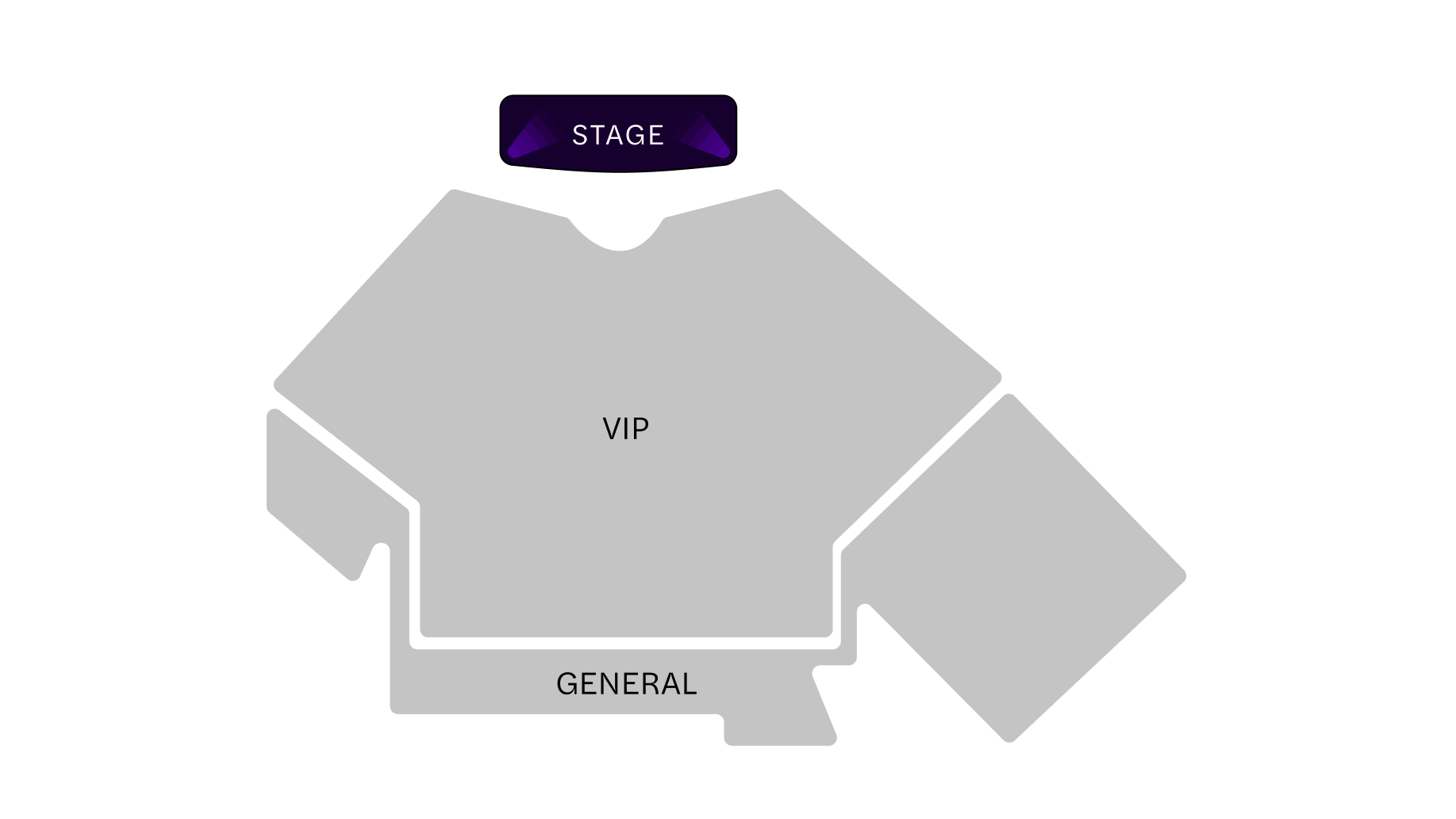V Theater Seating Chart