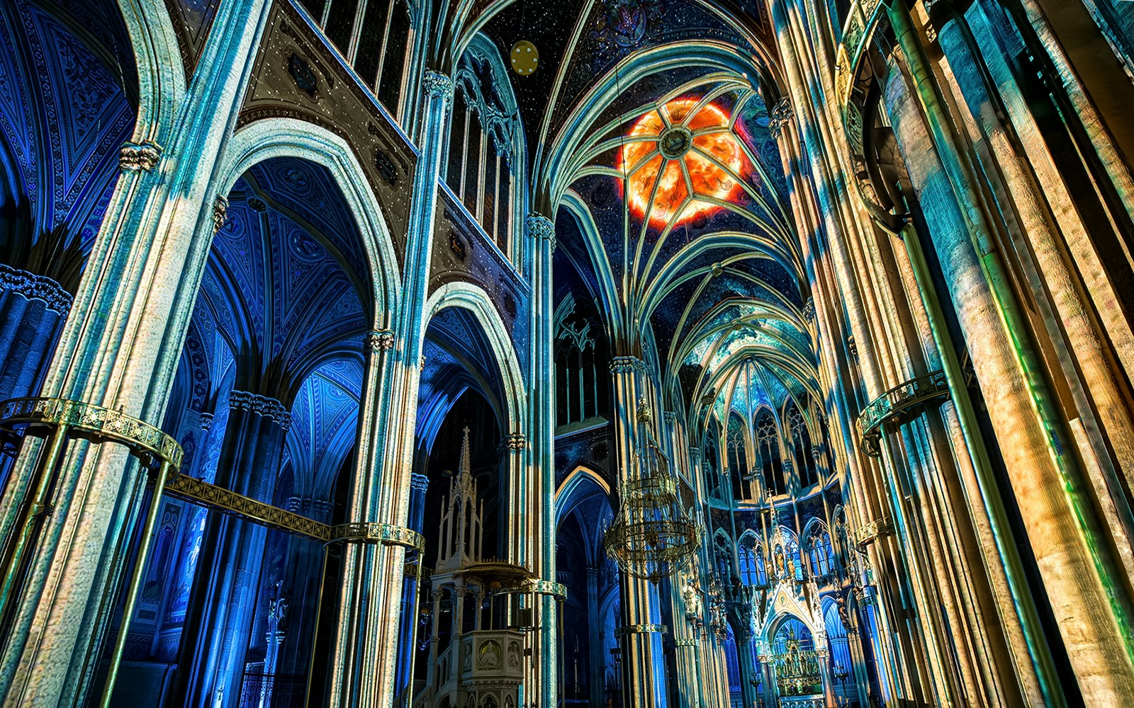 Admire the church’s architecture in a new light (literally)