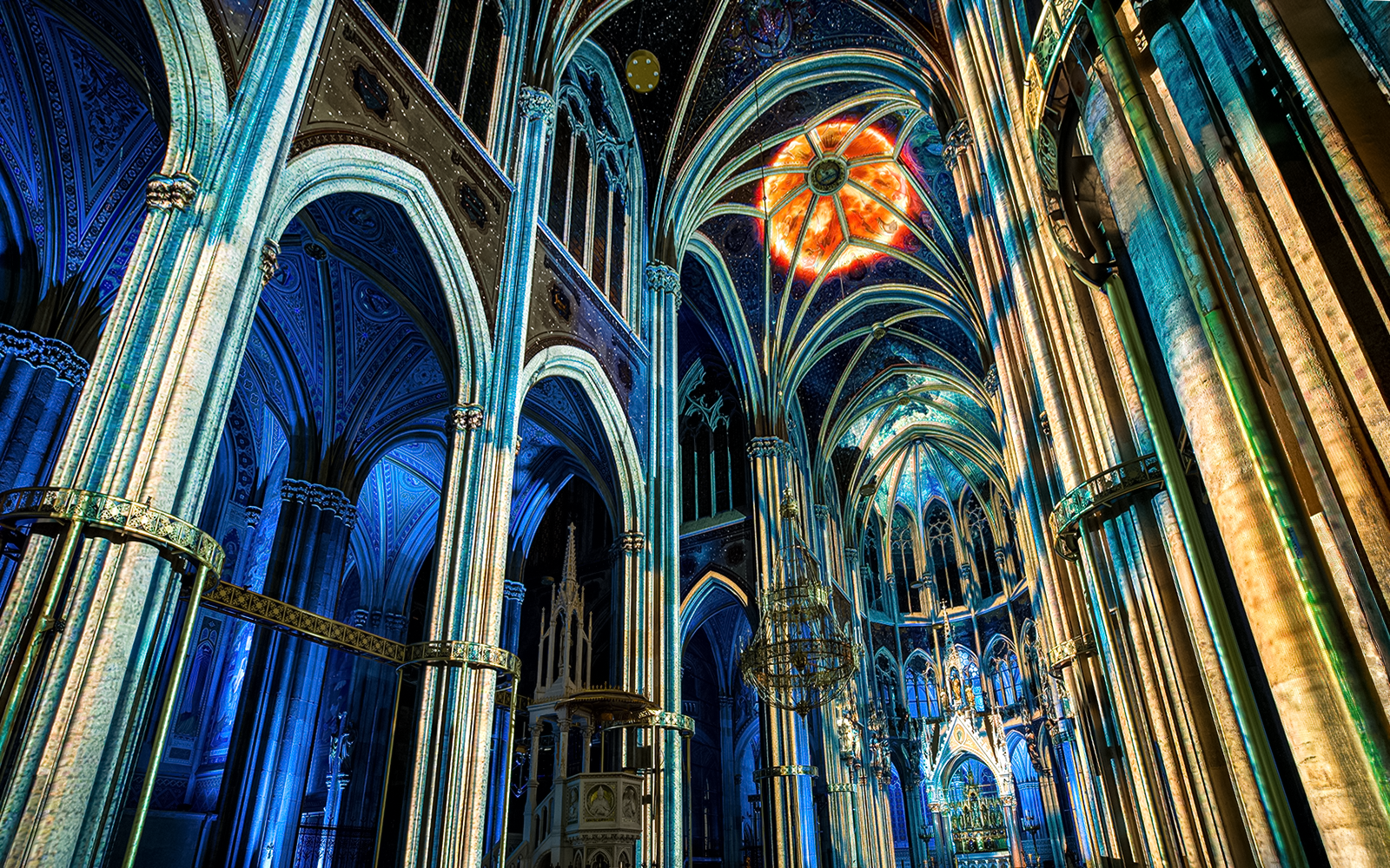 Admire the church’s architecture in a new light (literally)