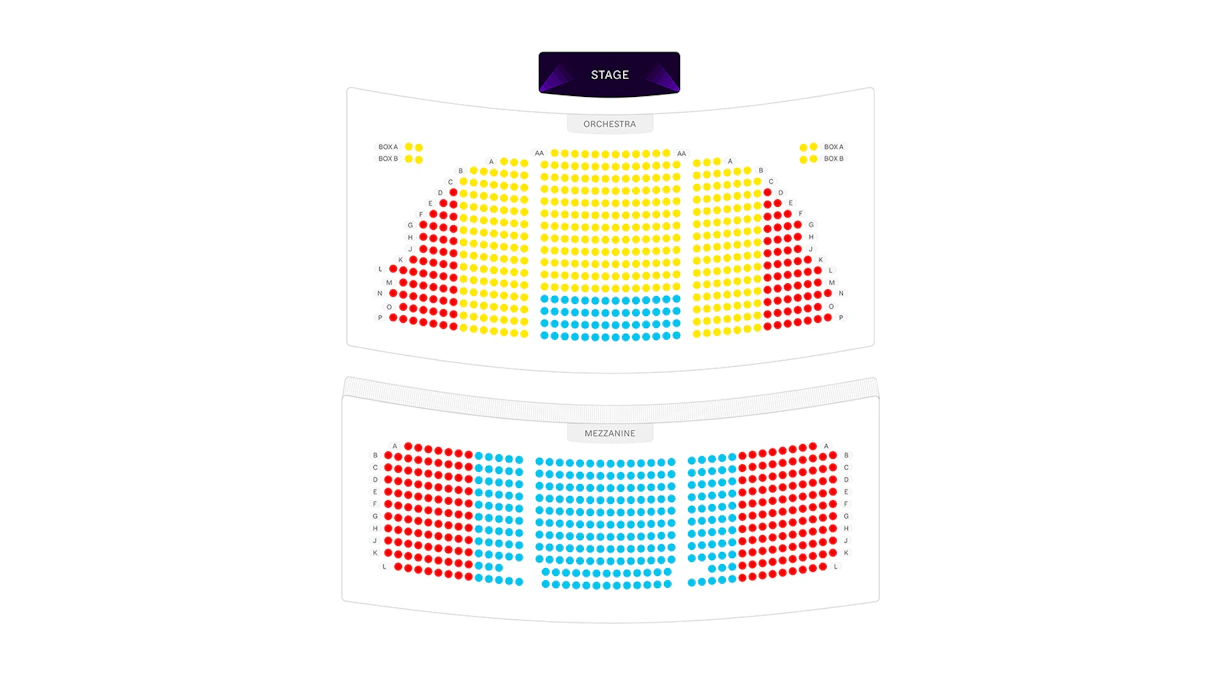 Broadway Playhouse Seating Chart