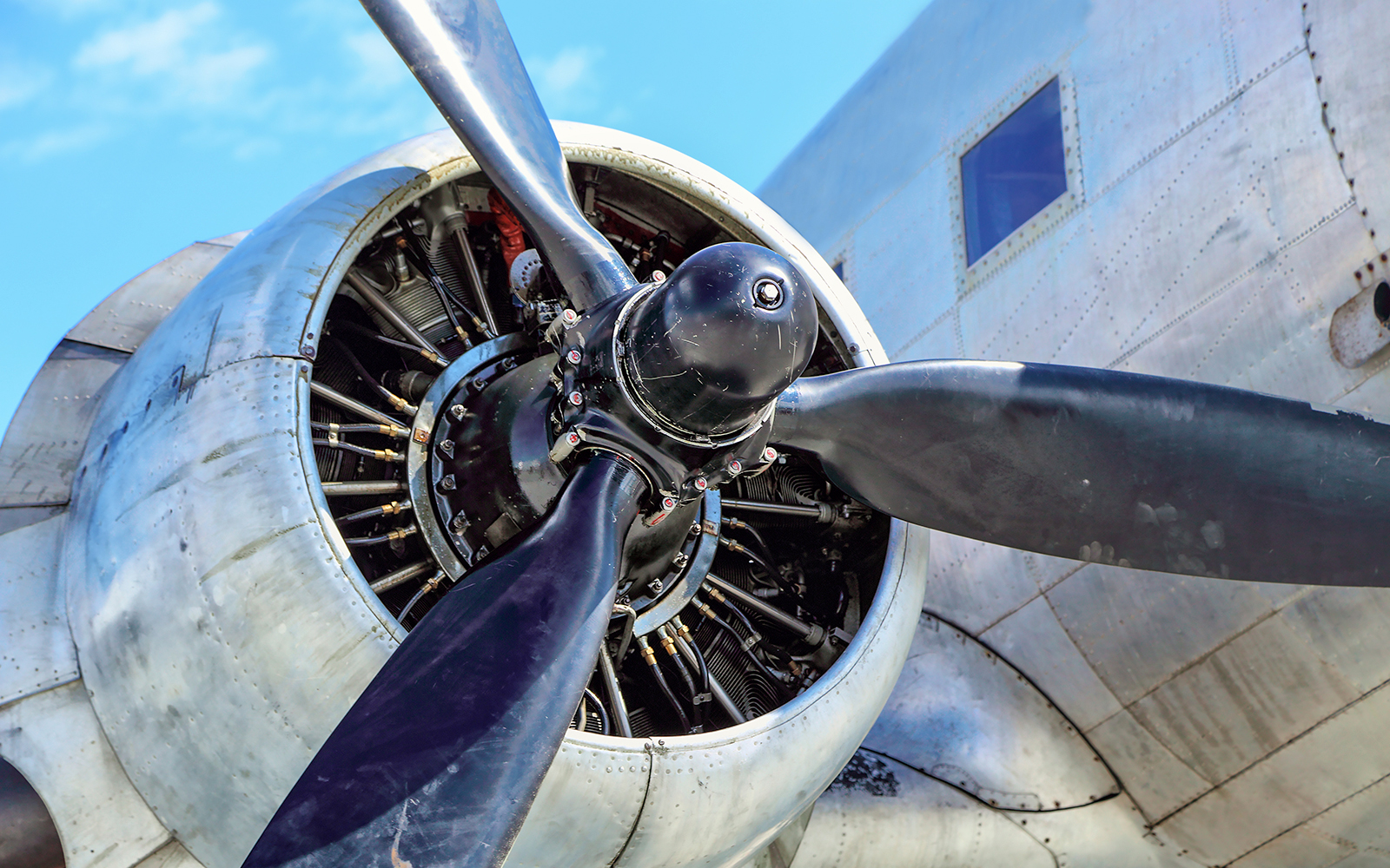 TBD Devastator propeller in USS Midway Museum