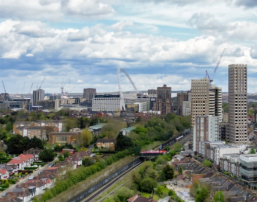 Wembley Stadium view from the shard