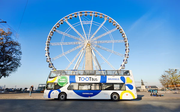 Combo: Brussels Hop-on Hop-off Bus Tour + Ferris Wheel Tickets
