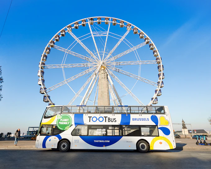 Combo: Brussels Hop-on Hop-off Bus Tour + Ferris Wheel Tickets