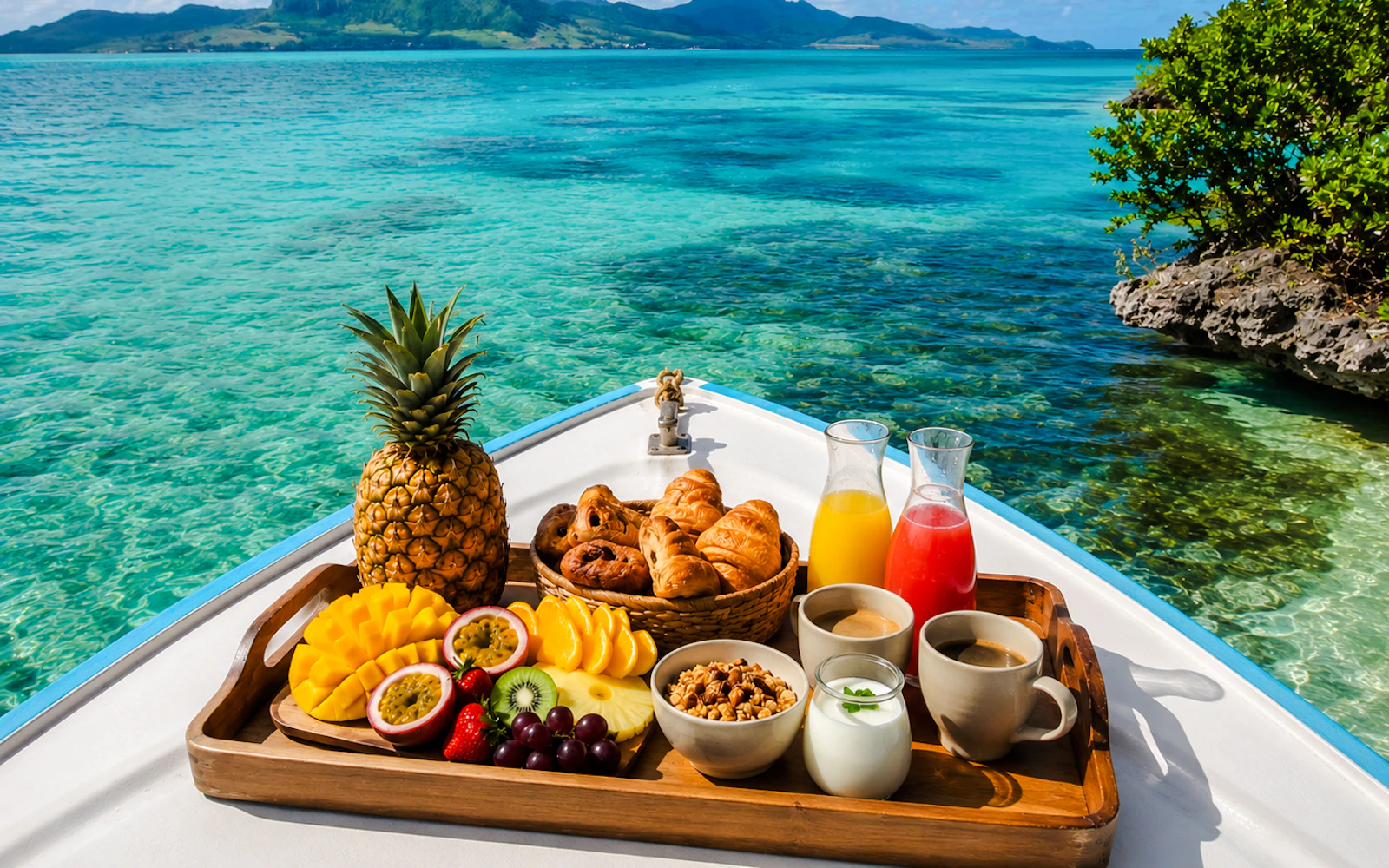 From Mahebourg: Small-Group Speedboat Cruise to Île au Phare with Snorkeling and Brunch (Product 56315)