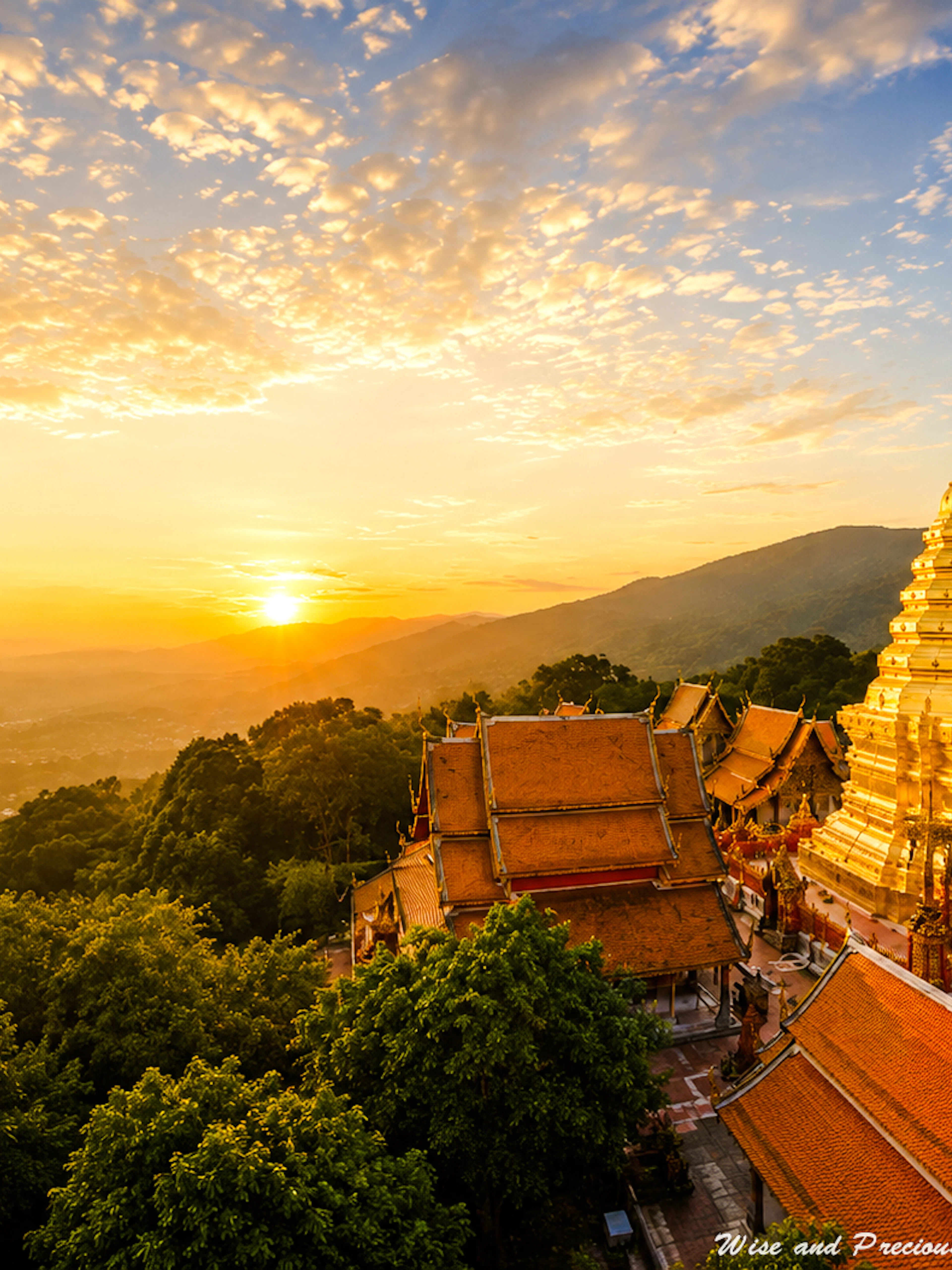 ab chiang mai: privater minibus-transfer zum wat phra that doi suthep und zum wat pha lat für bis zu 8 passagiere-1