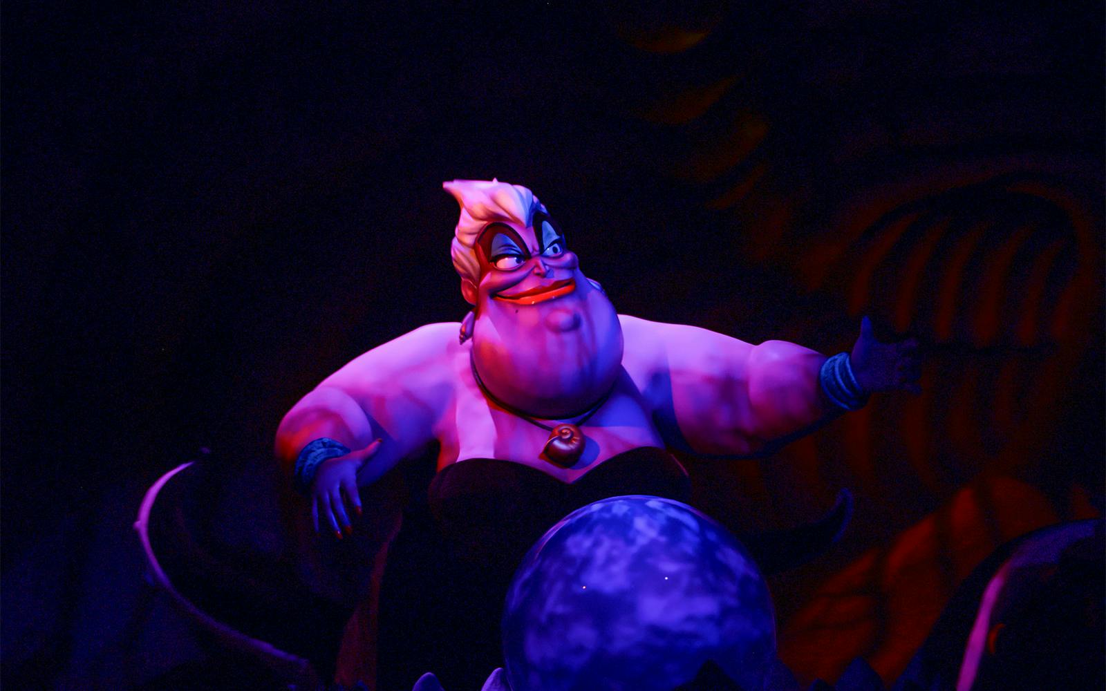 Disney villain character at Mickey's Not-So-Scary Halloween Party, Walt Disney Resort, Orlando.