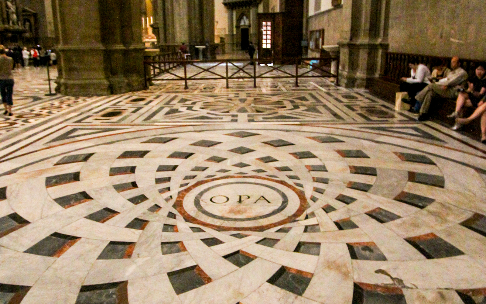 Pavimento in marmo del duomo di firenze - biglietti
