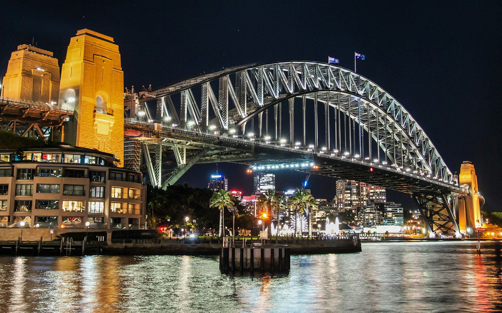 Sydney at night