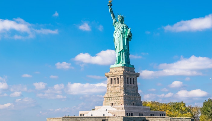 Ferry boat to the Statue of Liberty