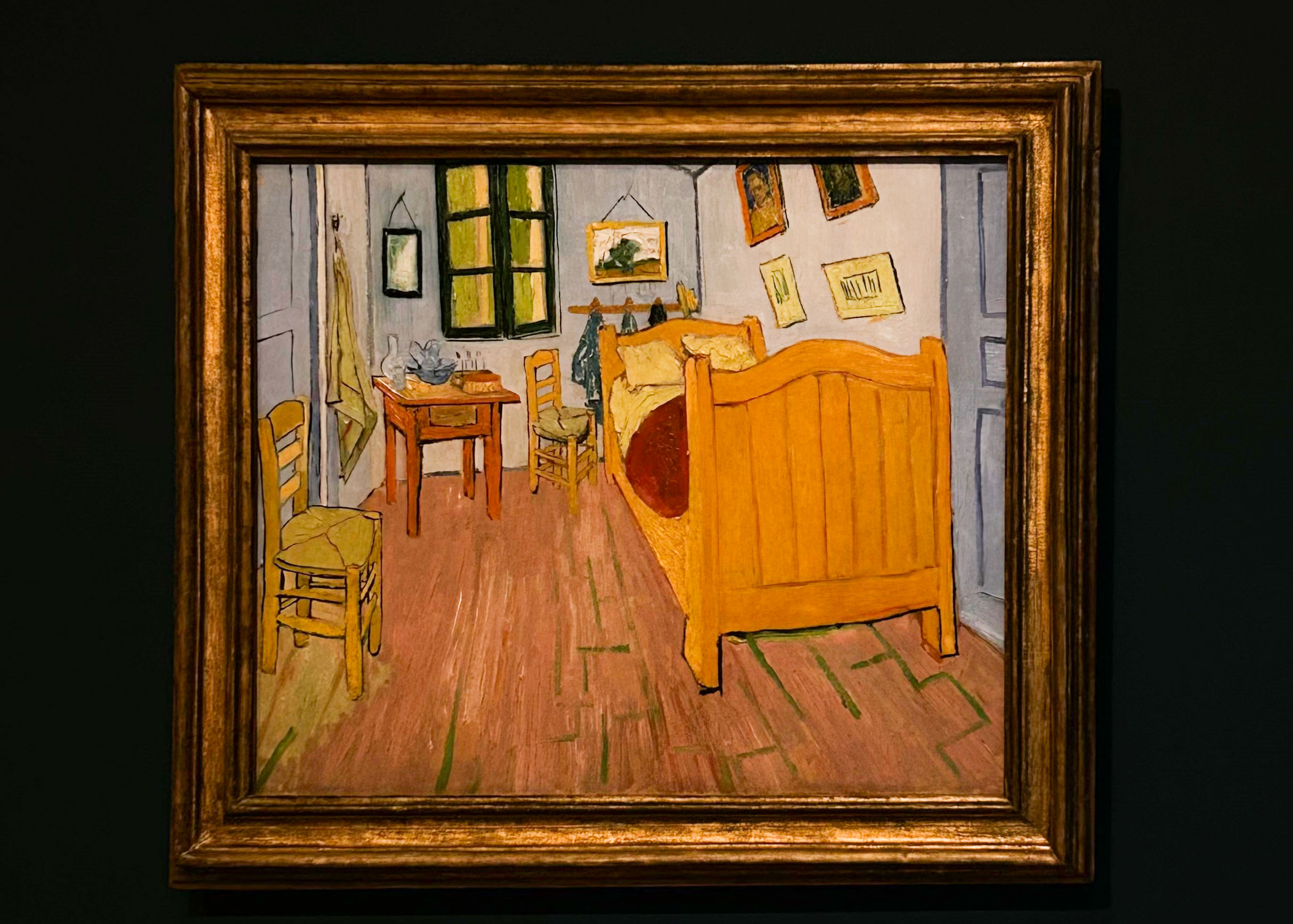 Van Gogh's "The Bedroom" painting at the MoMa