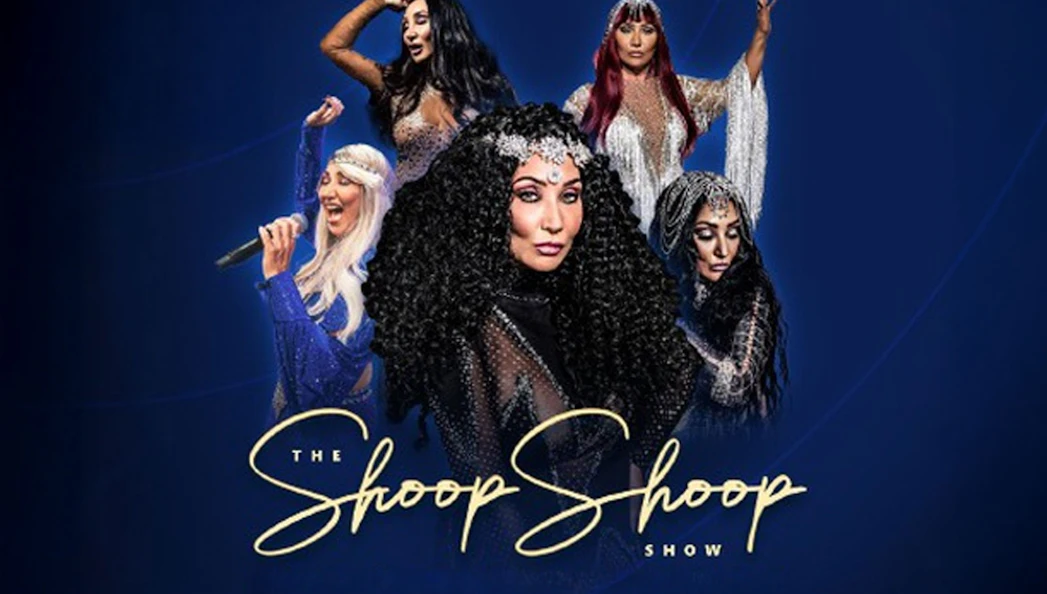 Performers in glamorous costumes for The Shoop Shoop Show.
