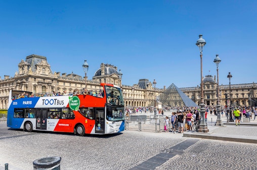 Tootbus: tour di Parigi in autobus Hop-on Hop-off (con crociera opzionale sulla Senna)