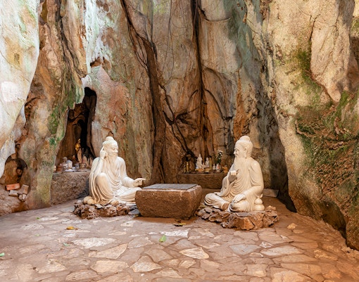 Statue of Buddha, Marble Mountains, Hoi An, Vietnam,VietNam, Asia,