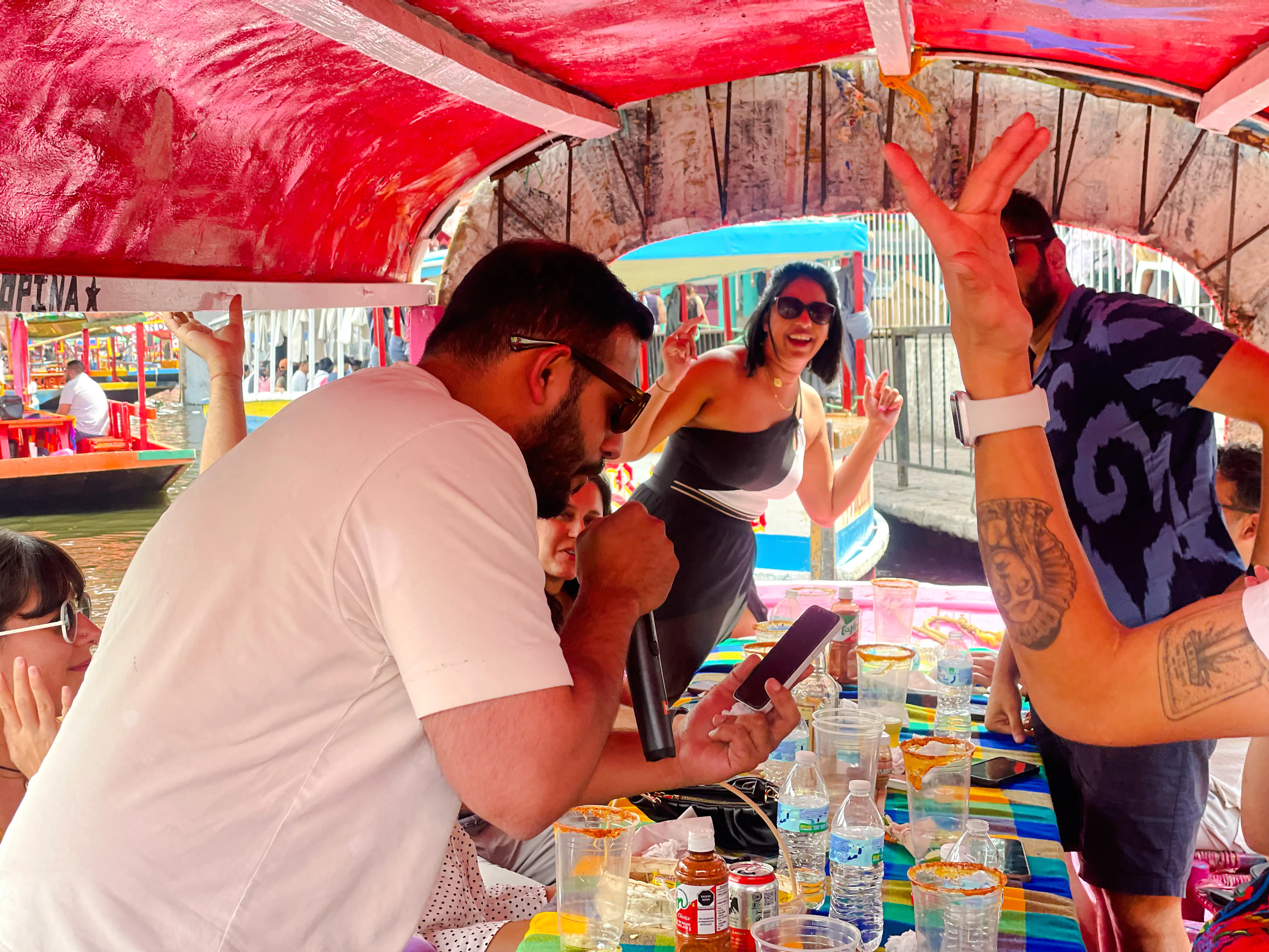 Xochimilco Trajinera Boat Tour with Pulque and Mezcal Tasting