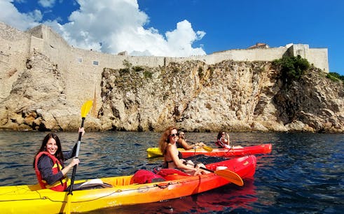 kayaking tour of dubrovnik old town walls & lokrum island-1