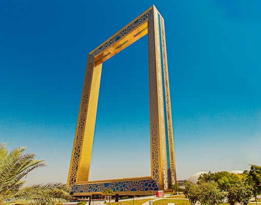 A picture of the Dubai Frame