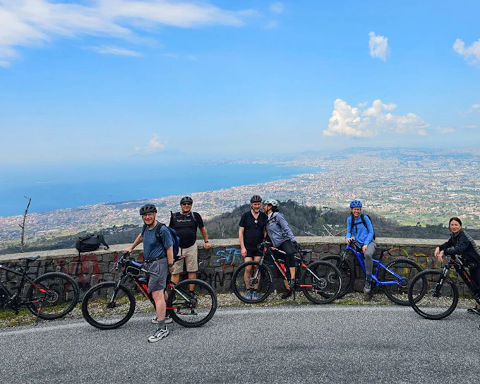 From Sorrento: Mount Vesuvius Guided E-Bike Tour