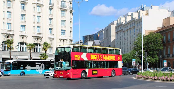 Grote bus Madrid