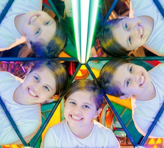 Tourists exploring historic architecture in a European city.