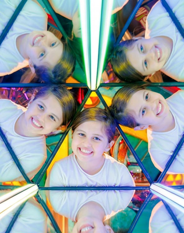 Tourists exploring historic architecture in a European city.